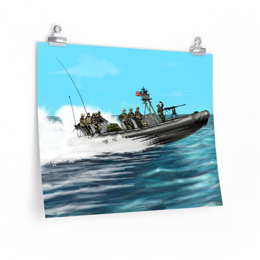 RHIB Premium Matte horizontal posters